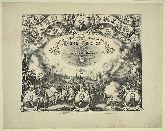 For President Horace Greeley of New York and for Vice...