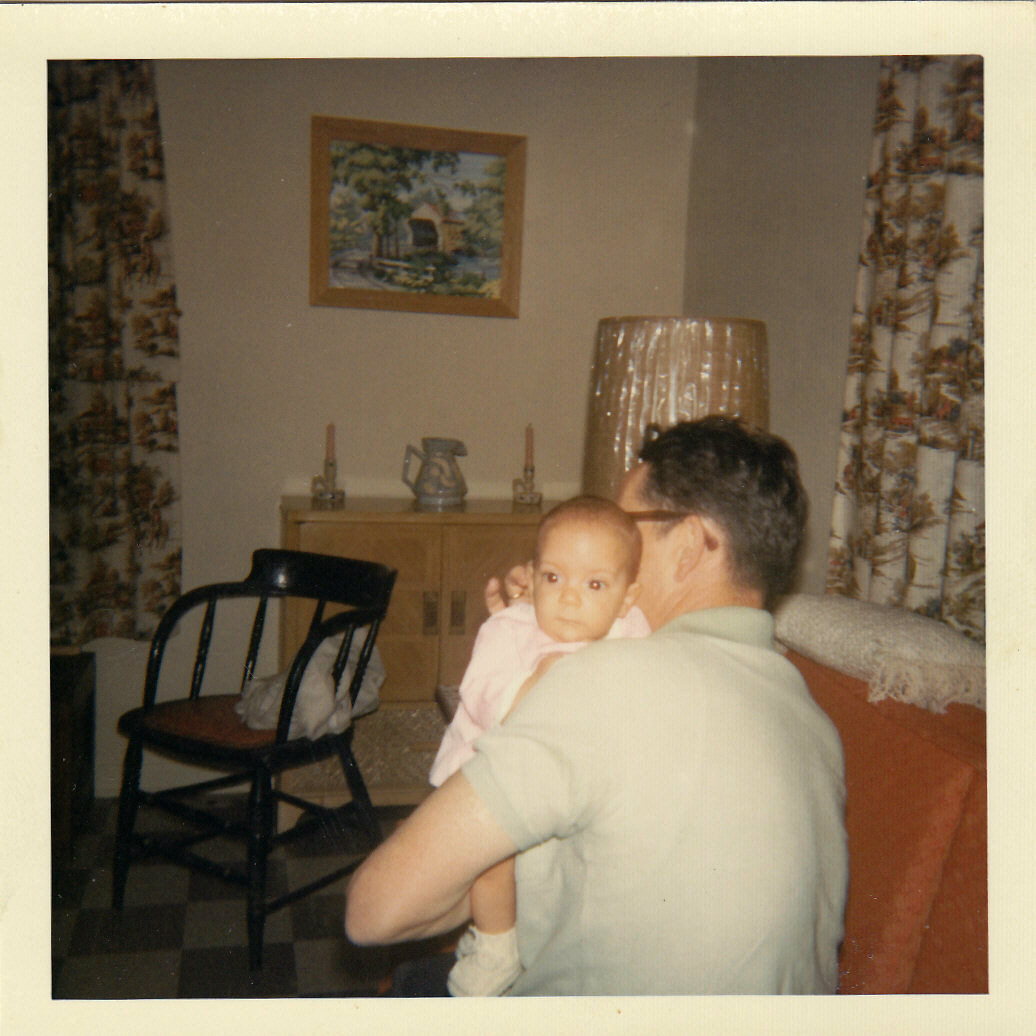 Wendy Badger with "Paw Paw" in 1966