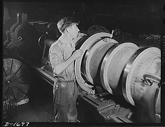 Shipbuilding (Newport News). It's got to measure up, or...