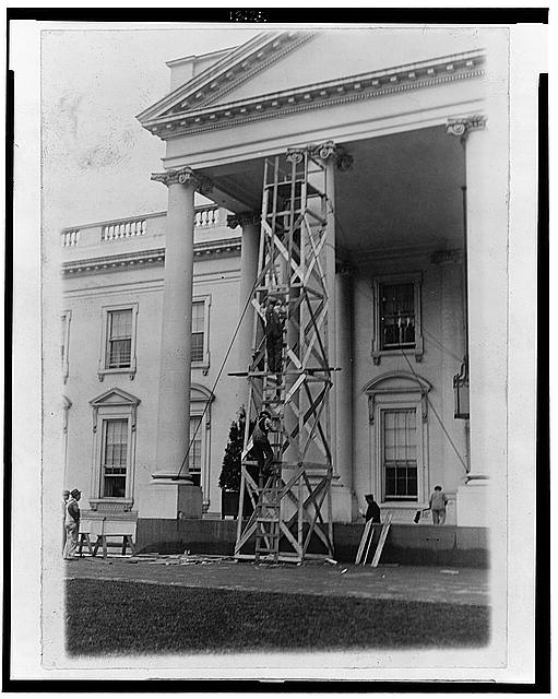 The White House is undergoing its annual inspection and...