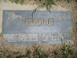 Dale Everett Pogue & Fay Ann Pogue--gravestone