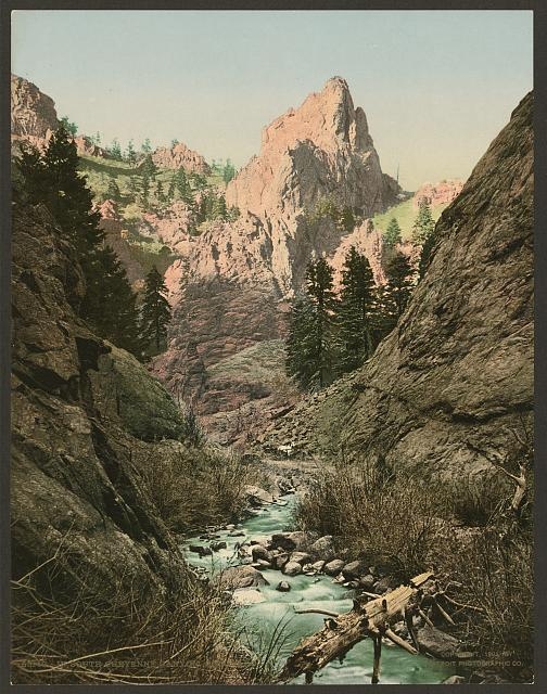 In South Cheyenne Canyon, Colorado