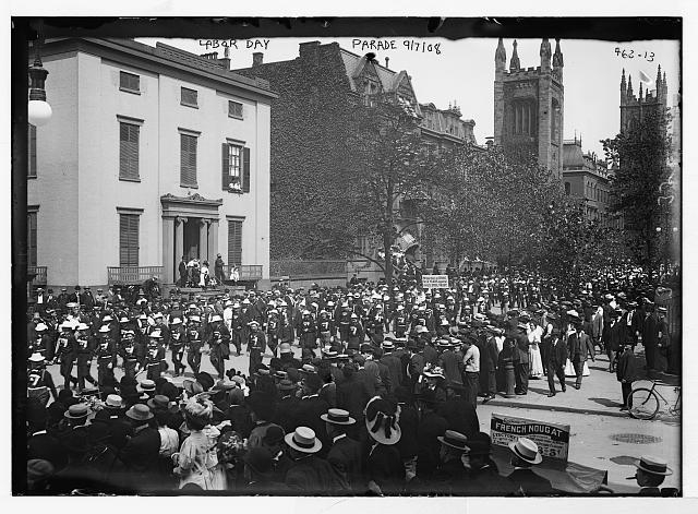 Labor Day Parade, strikers against U.S. Steel and other...