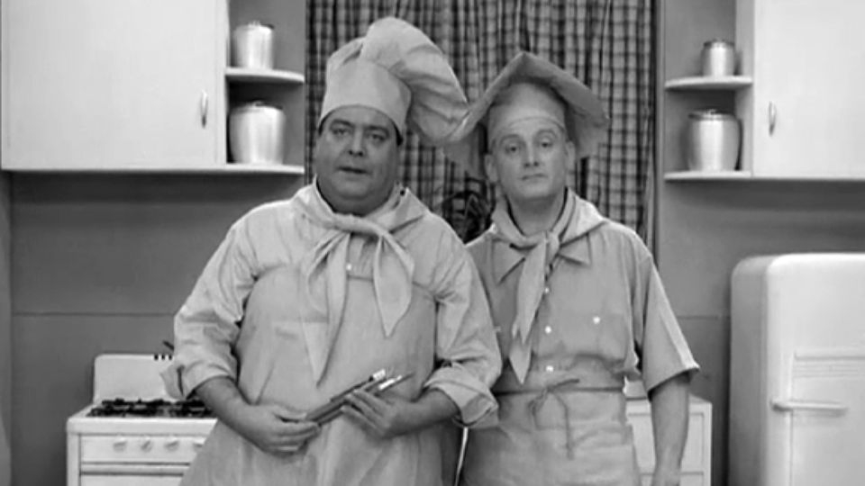 Jackie Gleason and Art Carney