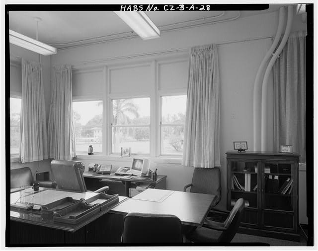 Interior view of typical office space, facing east. -...