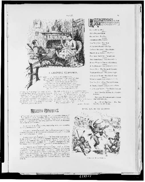 [Two illustrations, one depicting couple lounging in...