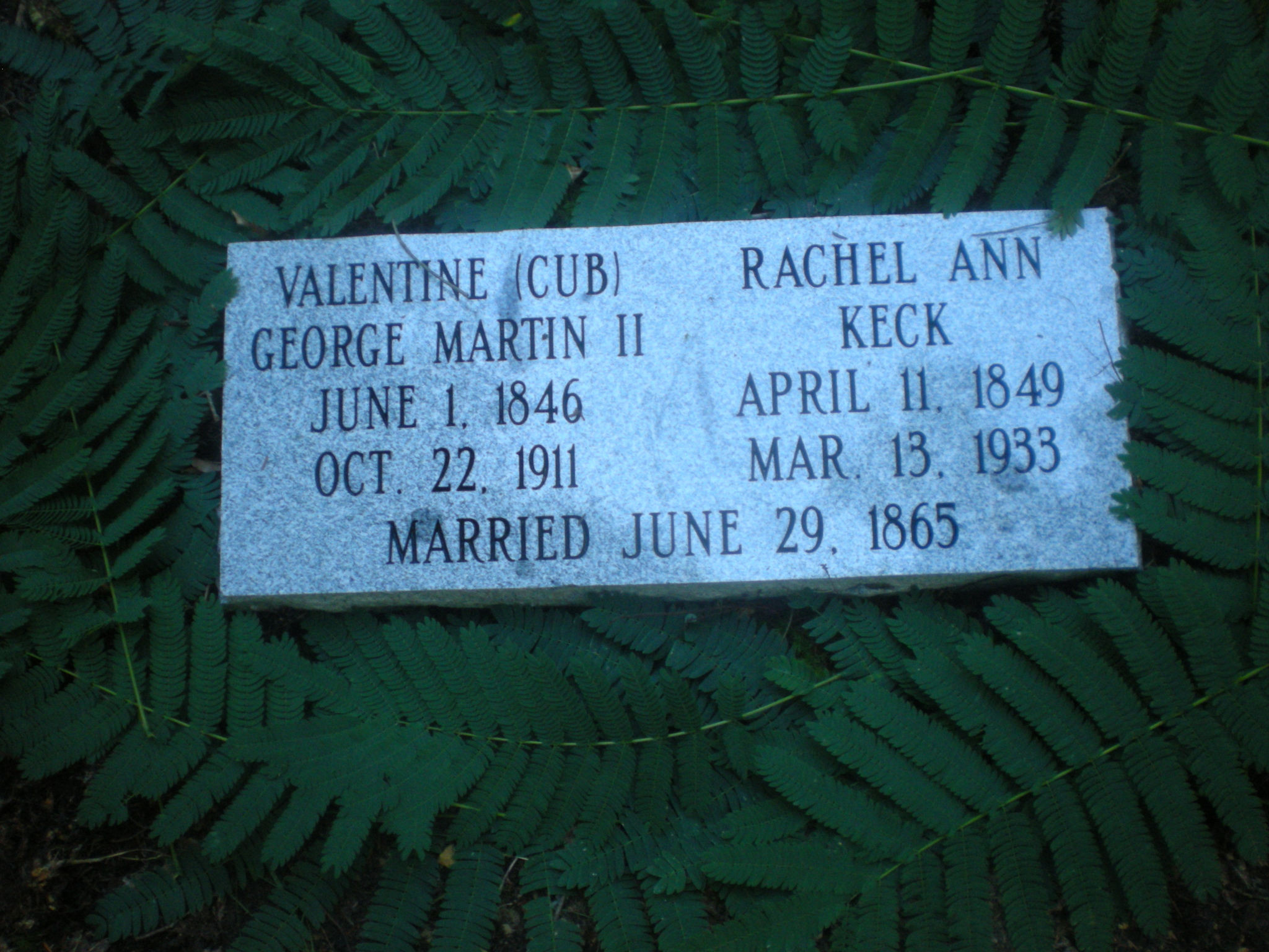 Valentine "Cub" George Martin, Jr.