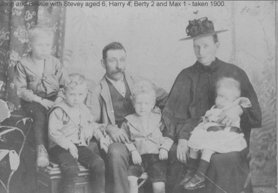 John & Elizabeth (Crouch) Button family, 1900