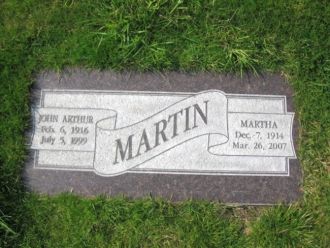 John Arthur and Martha Martin