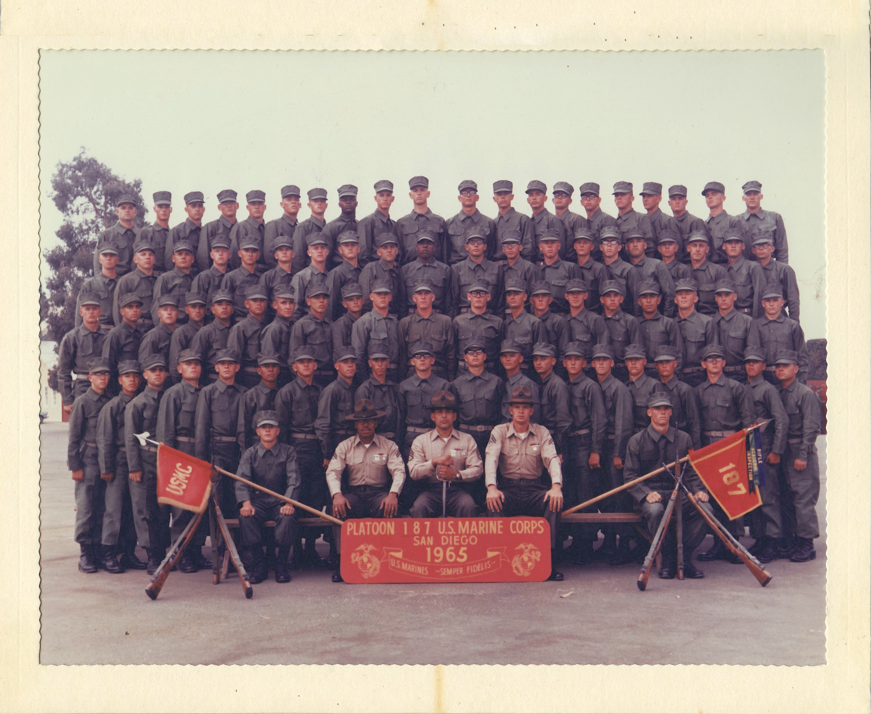 Vietnam Era Platoon 187-1965 Marine Class