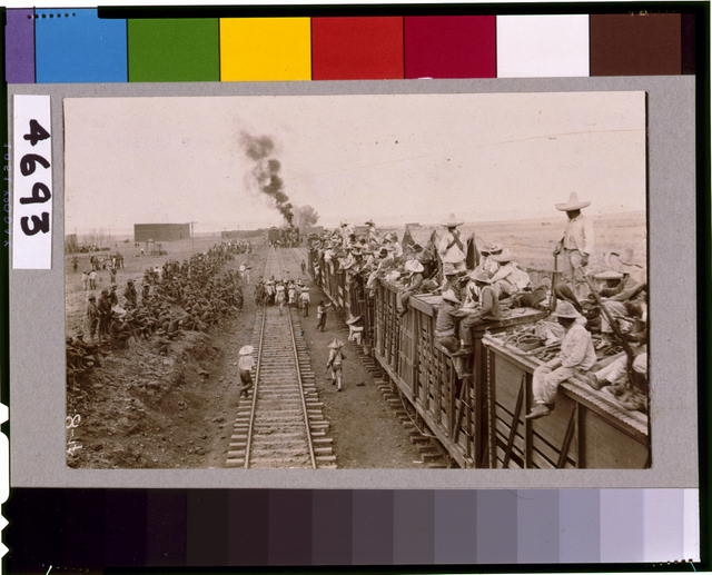 Carranza and U.S. troops use trains in search for...