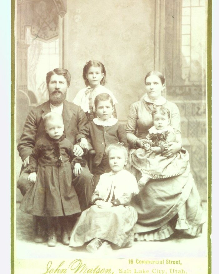 Moses Perry Rockwood Family, Utah