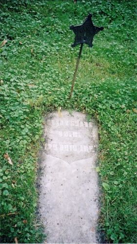 Henry Shade's gravestone
