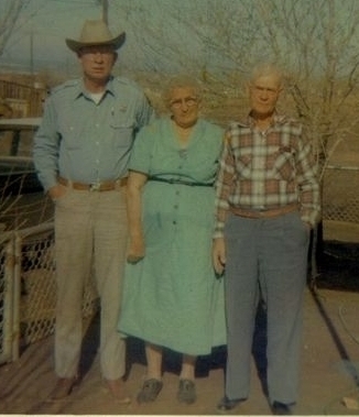 Sid, Rosetta and Grover Hathorn