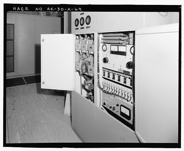 69. Transmitter building no. 102, view of typical...
