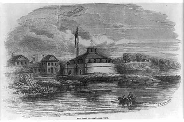 [Md. - Annapolis - U.S. Naval Academy, 1853: view of the...