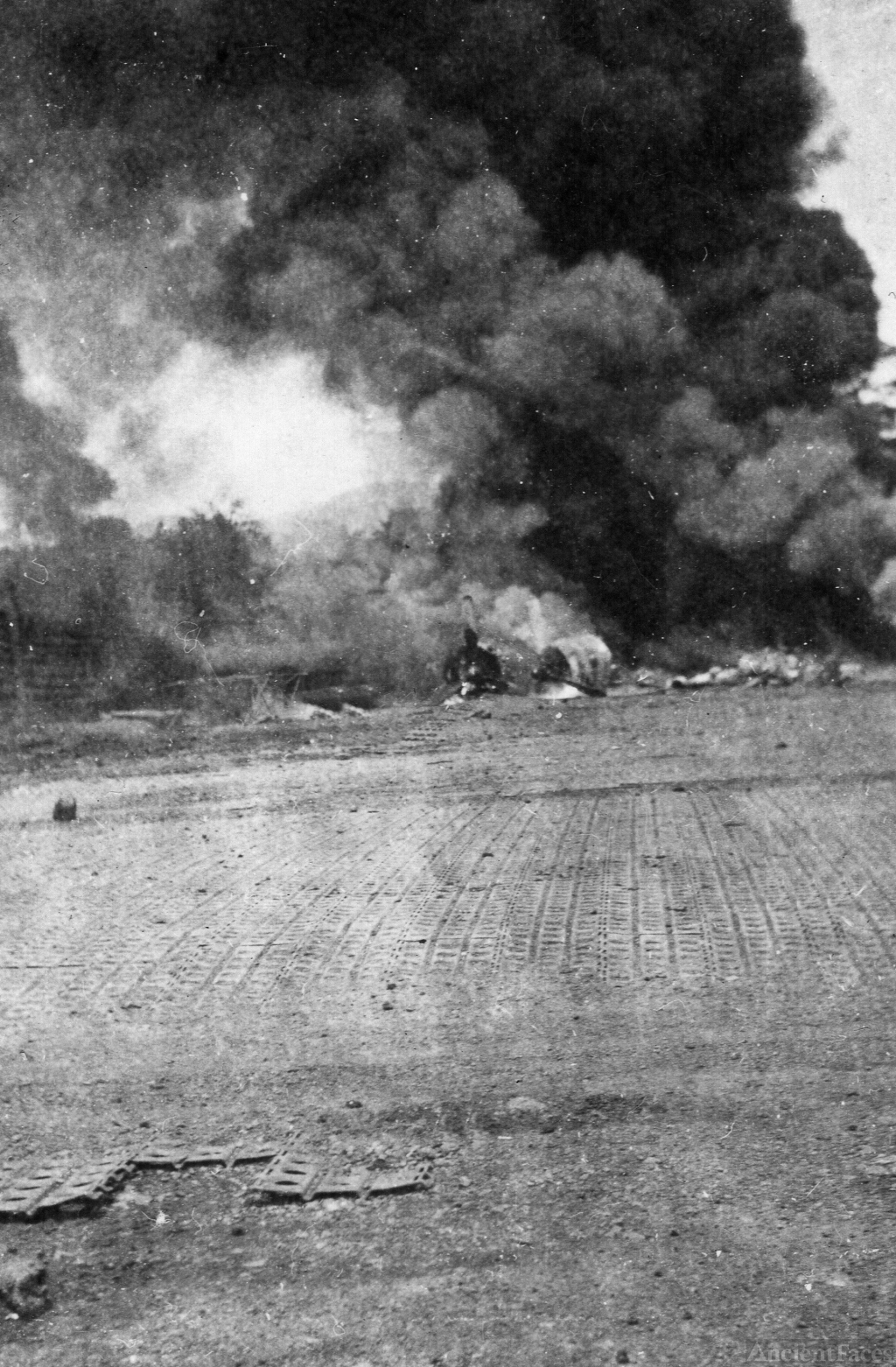 Destroyed B-17 , 1943