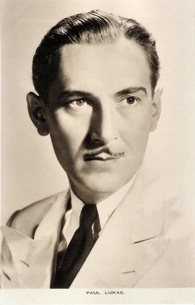 Paul Lukas in sepia.