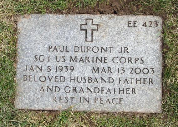 Paul DuPont Jr. Gravesite