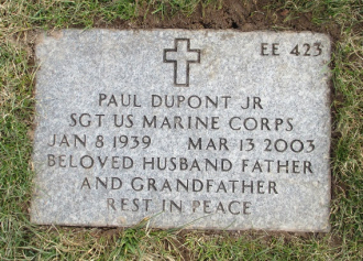 Paul DuPont Jr. Gravesite