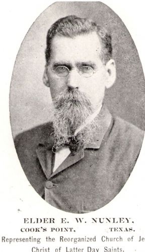 Elder E. W. Nunley, Cook's Point, Texas