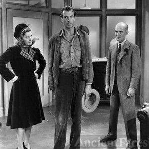 Barbara Stanwyck, Gary Cooper and James Gleason.
