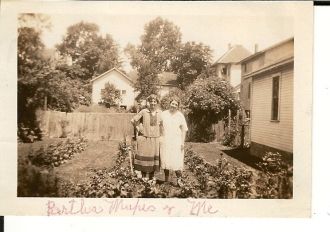 Bertha Mapes and Gertie Klotzbach