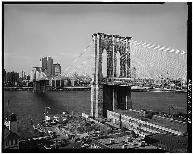 23. View looking N with former Brooklyn ferry slip in...