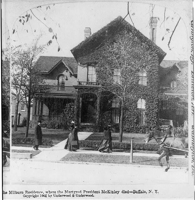 The Milburn residence, where the martyred President...