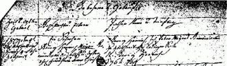Birth/Baptismal Record 1804
