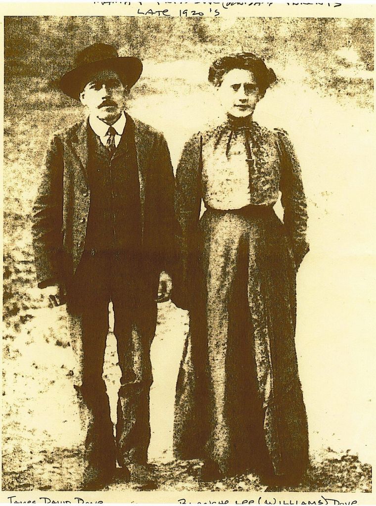 Blanche Lee Williams and James David Dove