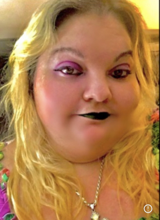 Nicole as a blonde