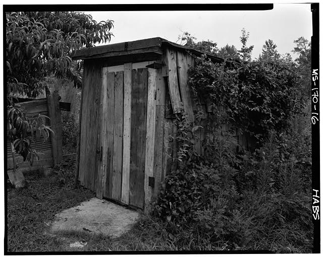 16. Outhouse southwest corner JeffriesGardner Farm,...