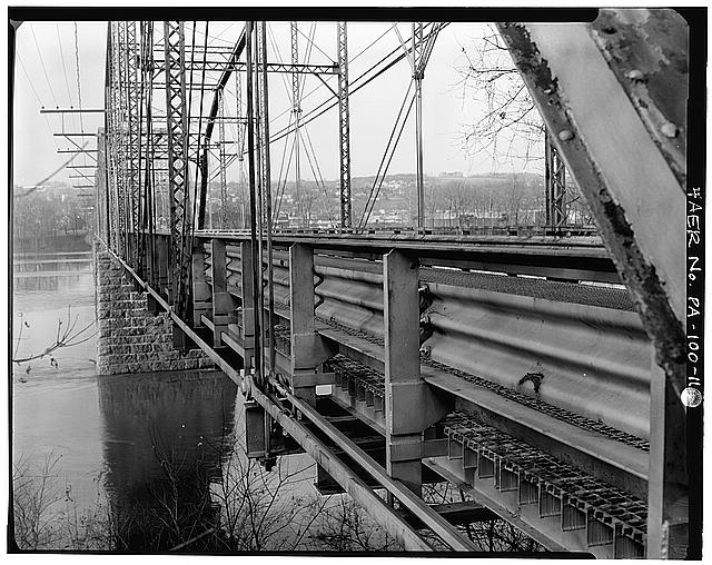 11. VIEW, LOOKING NORTHEAST, SHOWING SOUTH END SPAN, WEST...