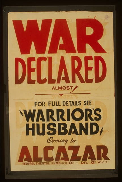 War declared Almost! : For full details see "Warrior's...