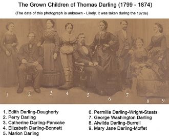 Grown children of Thomas Darling - Group Portrait
