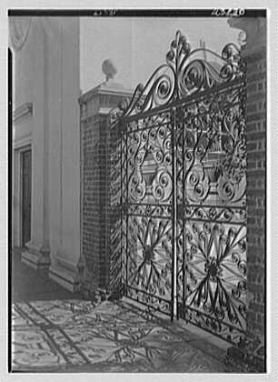 Charleston ironwork details, Charleston, South Carolina....