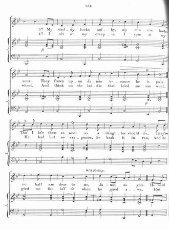 Musical score of George Halkett's poem - page 3