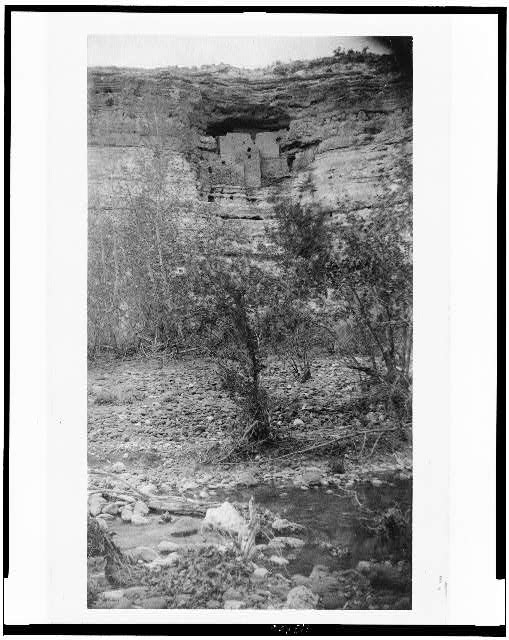 View of "Montezuma's Castle," 3 miles north of Fort...