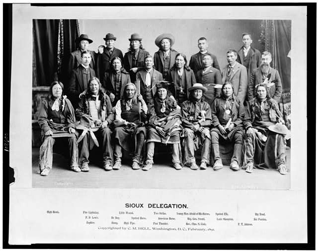 Sioux delegation