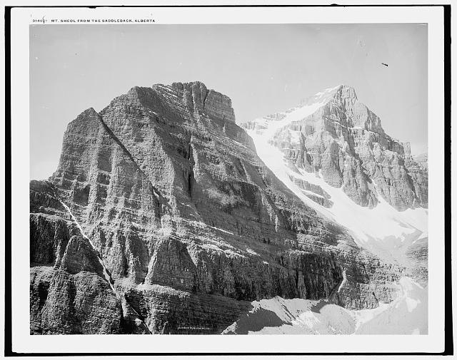 Mt. Sheol [i.e. Sheal] from the Saddleback, Alberta