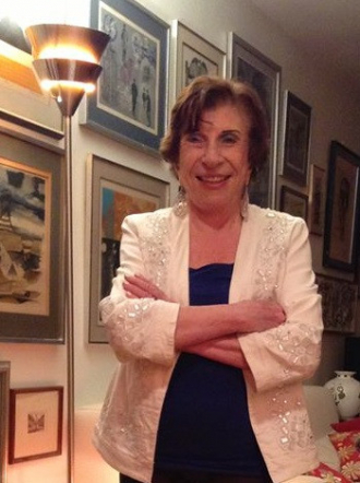 Evelyn Rothstein at home.