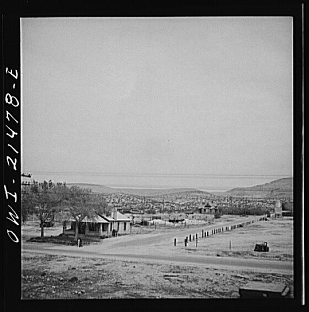 Oro Grande, California. Going through a town on the...