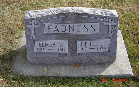 Elmer & Ethel Fadness gravesite