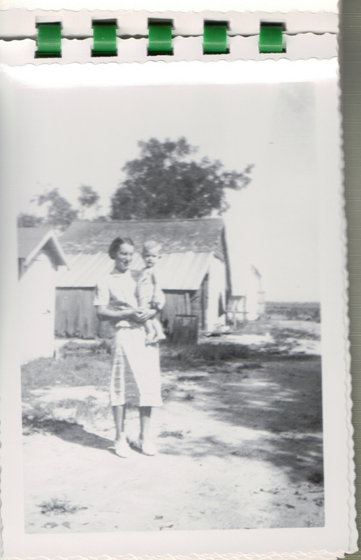 Geneva holding Carroll, her son, at Hickory, Norfolk, VA. Geneva holding Carroll, her son, at Hickory, Norfolk, VA.