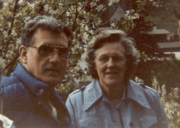 Don Allen with sister Wini Allen Reuschle