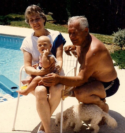 Dolores with husband (Carl) and granddaughter, Lara.