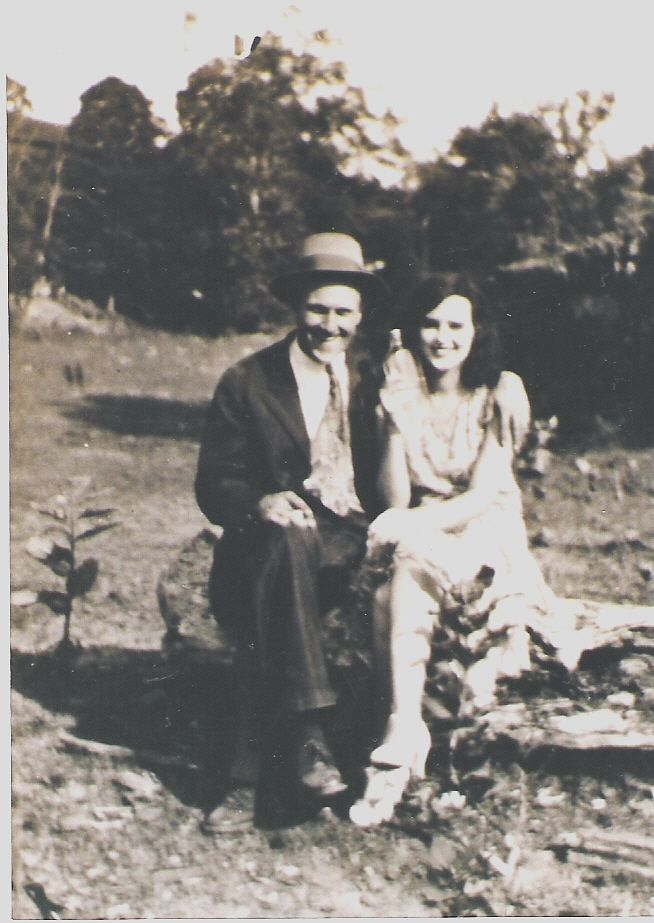 Grandfather Harry Feury and grandmother Elizabeth.