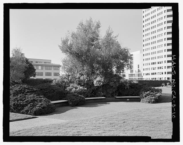 DETAIL VIEW OF SITTING AREA THAT IS IN CENTER REAR OF...