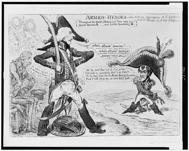 Armed-heroes / Js. Gillray inv. & f.